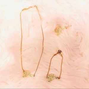 Dior Jewelry - Christian Dior Necklace, Bracelet, and Earring Set Dior Jewelry - Christian Dior Necklace, Bracelet, and Earring Set